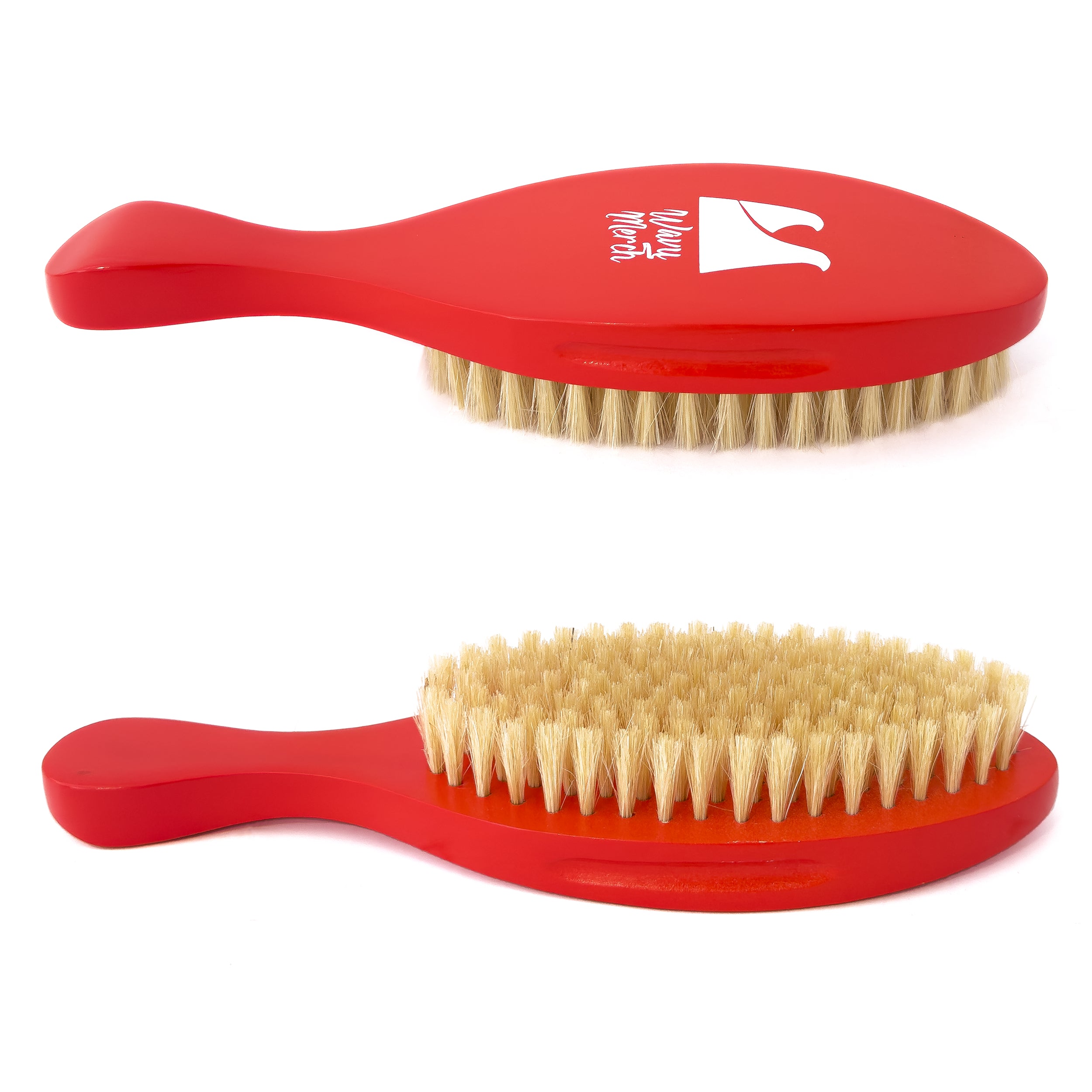 Inferno Red Soft Handle Wave Brush for 360 Waves | Wavy Merch