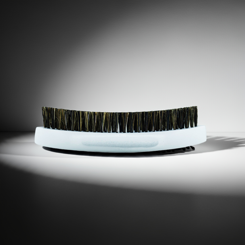 White Diamond Curved Wolfing Brush