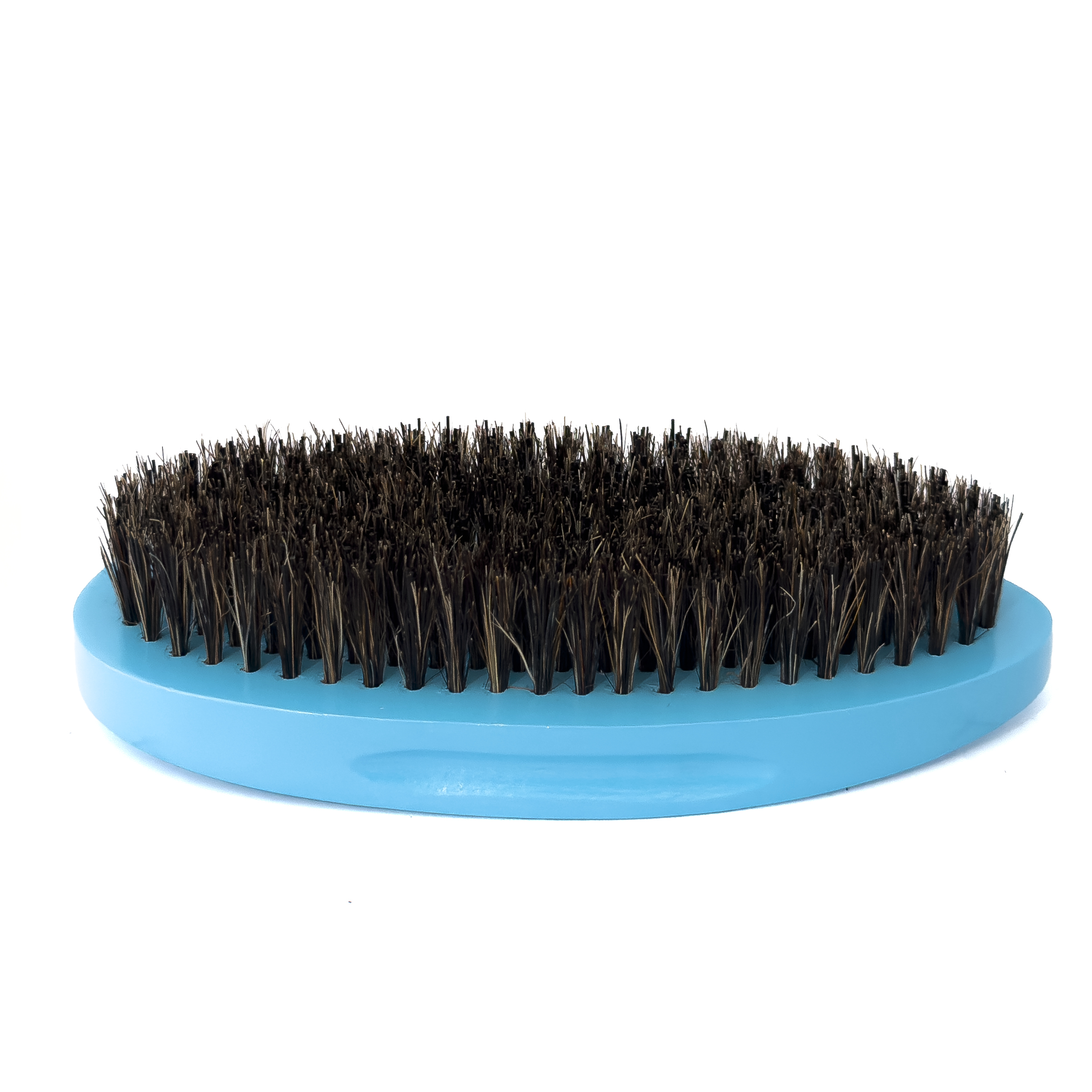 Blue wave brush with boar bristles for 360 waves