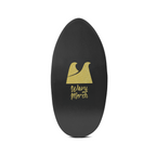 Black Diamond Curved Medium Wave Brush top view showing curved design | Wavy Merch