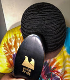 Black Diamond Curved Medium Wave Brush for coarse hair 360 waves | Wavy Merch