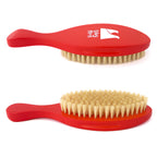 Inferno Soft Handle Wave Brush top and bottom view – soft bristles for 360 waves | Wavy Merch