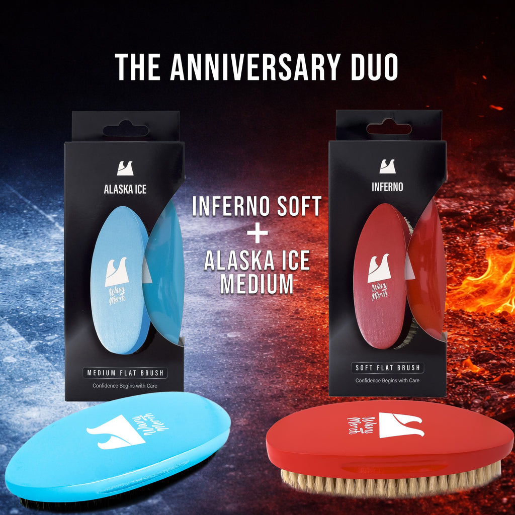 Inferno Soft & Alaska Ice Medium Brush Bundle