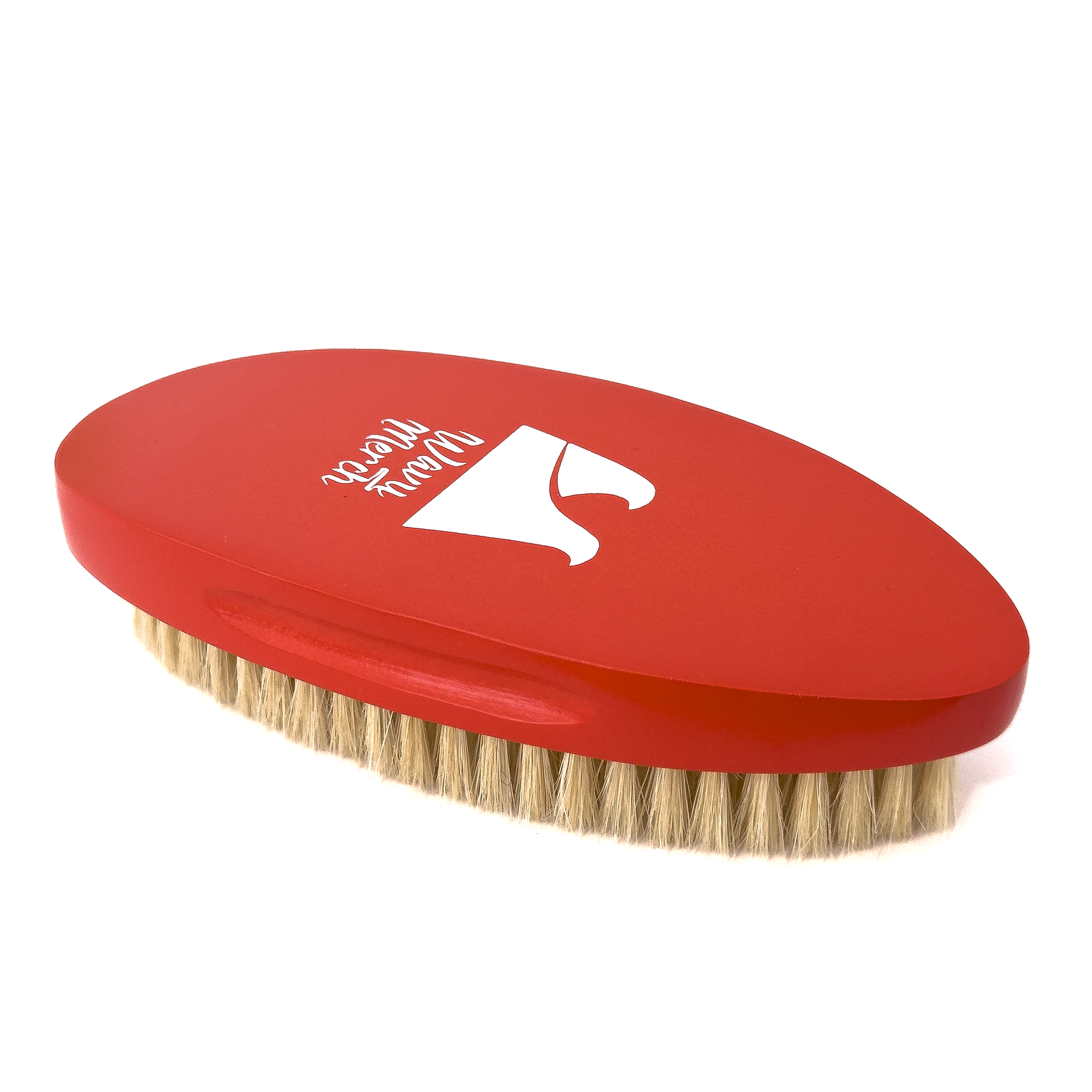 Wavy Merch Inferno soft 360 wave brush for laying hair down and finishing waves after a cut