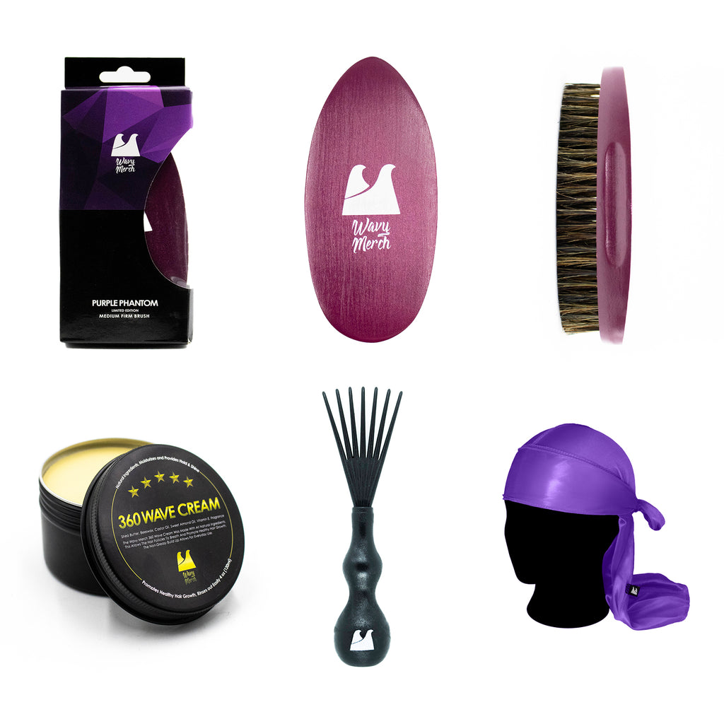 Phantom Purple Medium Brush Combo Pack