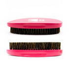 Wavy Merch Pink Rose Hard 360 wave brush with reinforced boar bristles