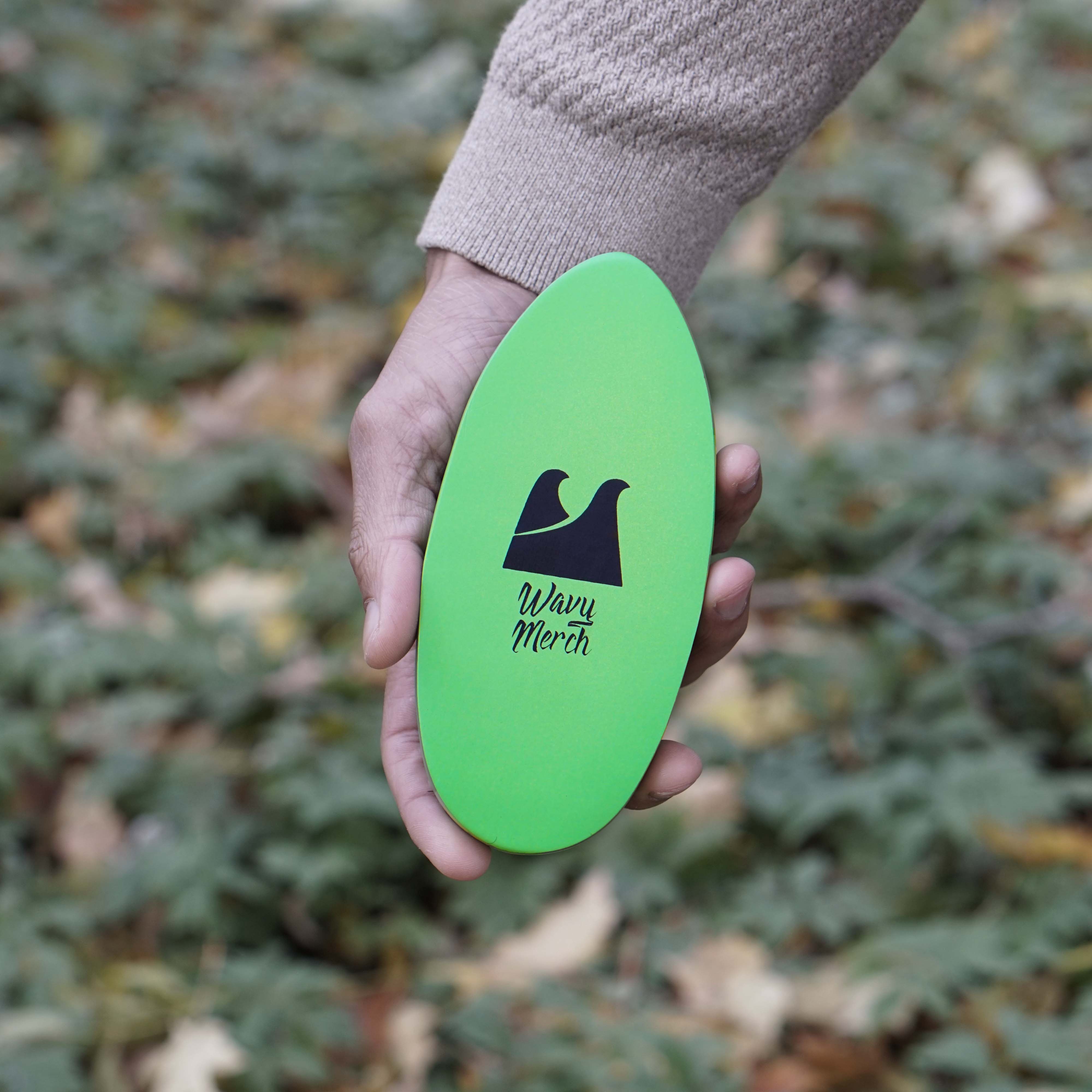 Slime Green Curved Finisher Brush - 360 Waves Brush | Wavy Merch