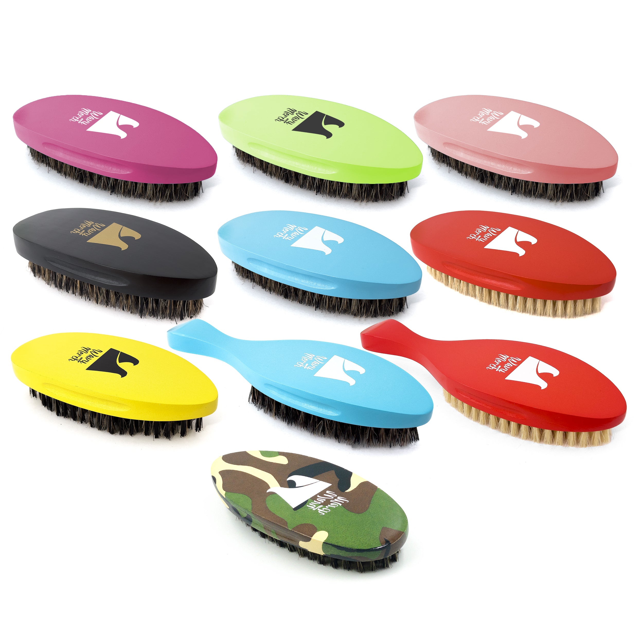 a collection of 10 brushes for 360 waves