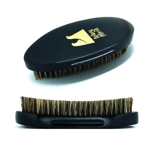Wavy Merch Black Diamond Curved Medium 360 wave brush for deep wave connections and definition