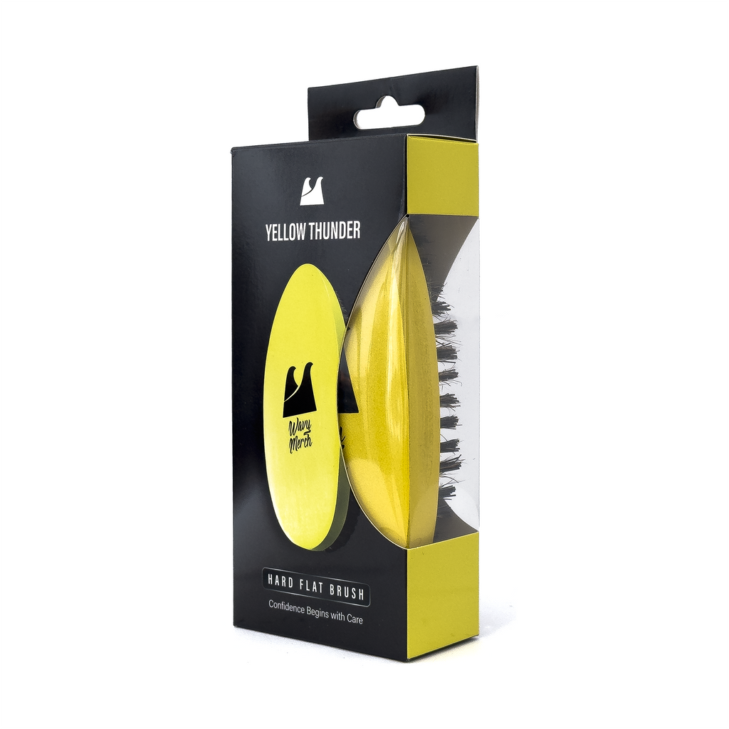 360 Waves Brush Wavy Merch Yellow Hard Brush