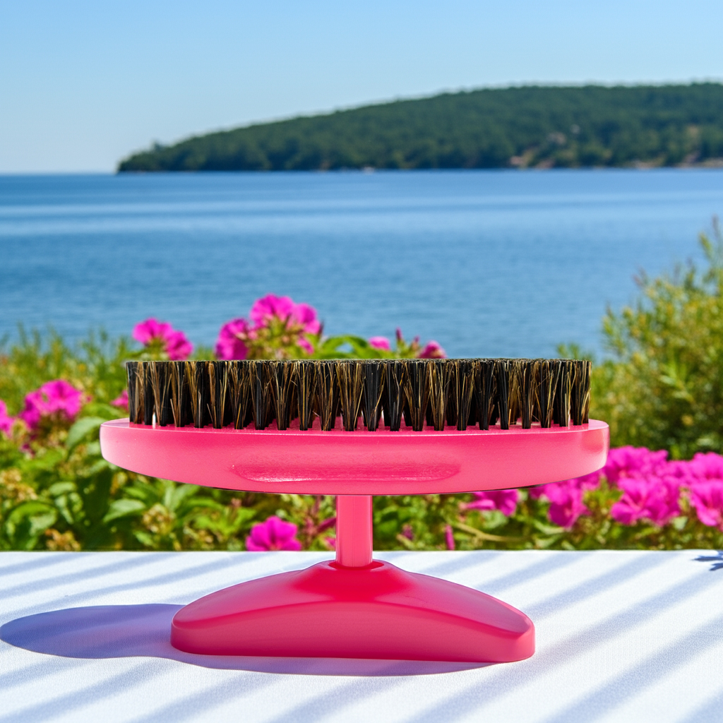 Rosé Pink Hard Brush