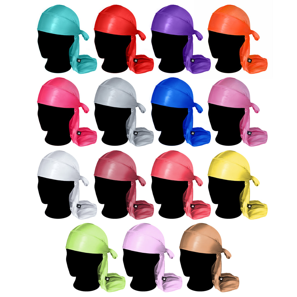 14 silky durags in a bundle