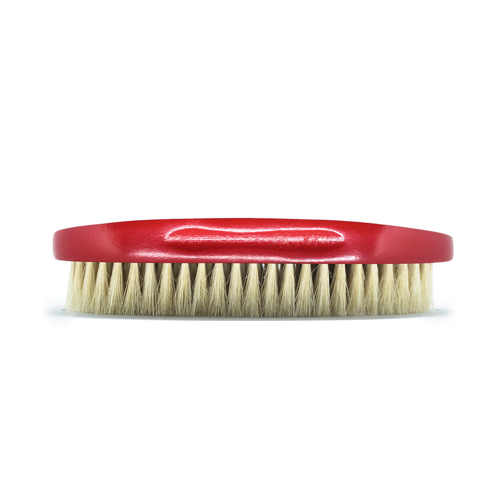 Wavy Merch Inferno soft 360 wave brush for laying hair down and finishing waves after a cut