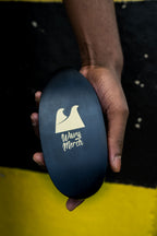 Black Diamond Curved Medium Wave Brush side down view | Wavy Merch
