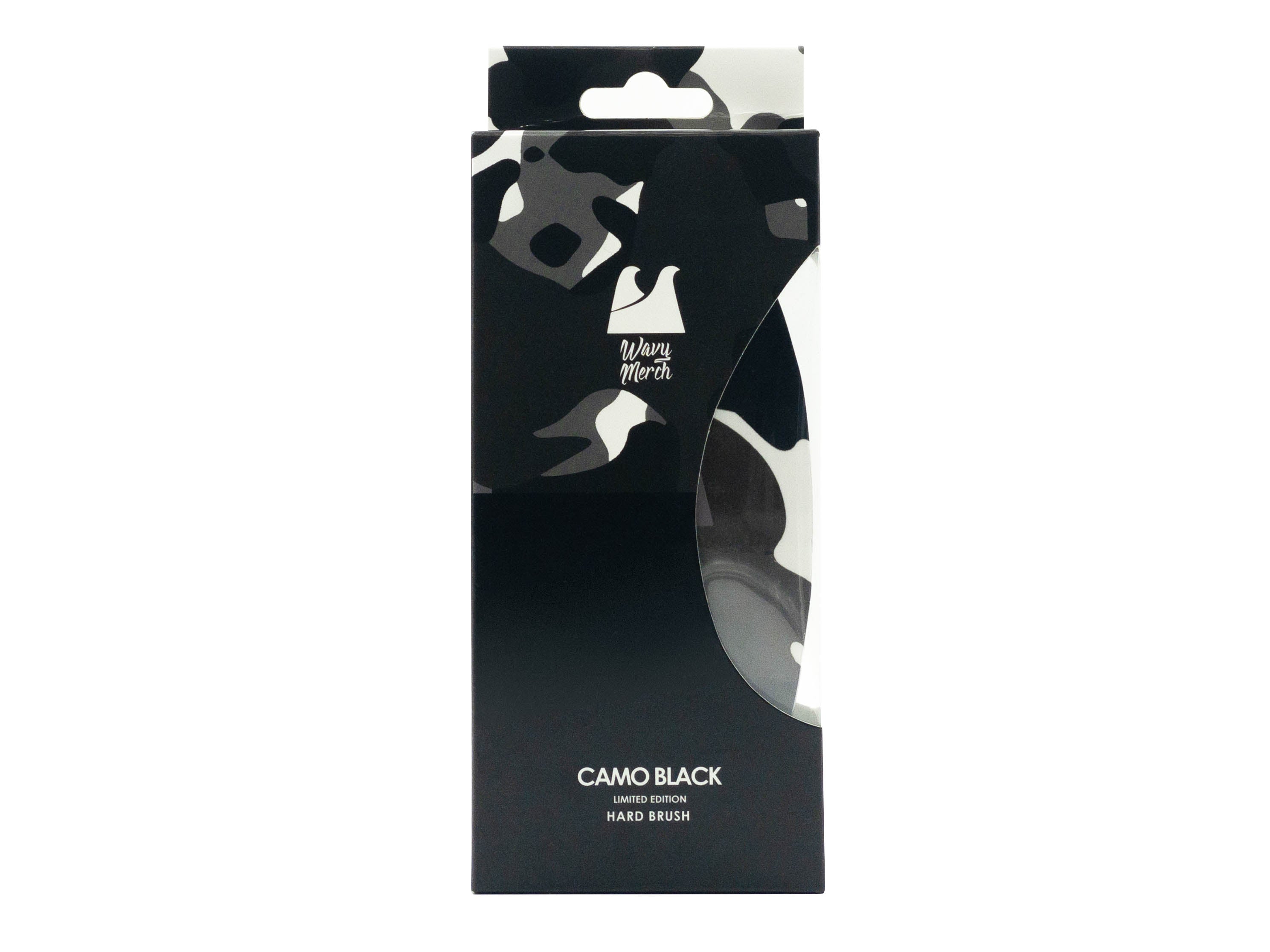 Black Camo Hard Brush