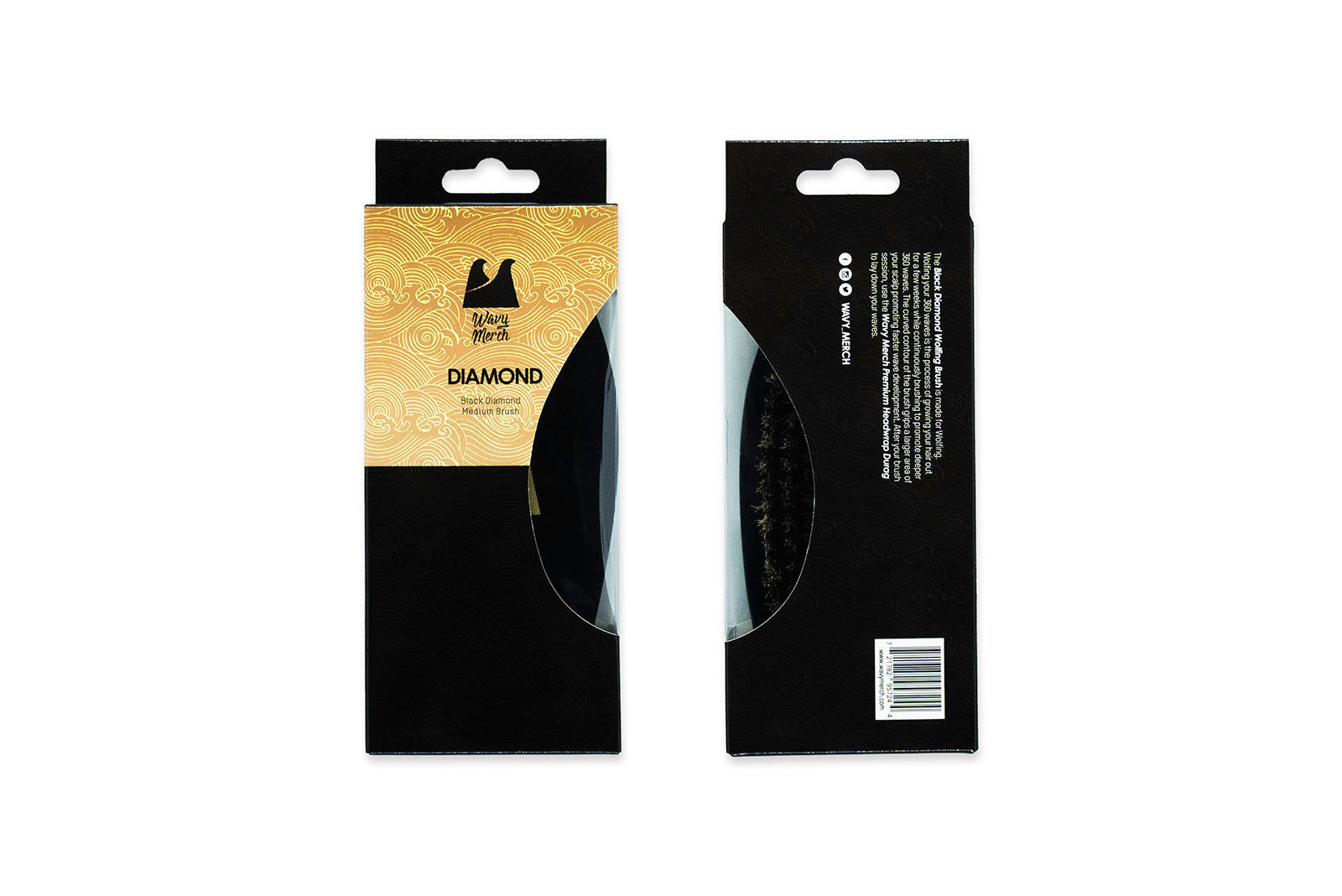 Black Diamond Curved Medium Brush