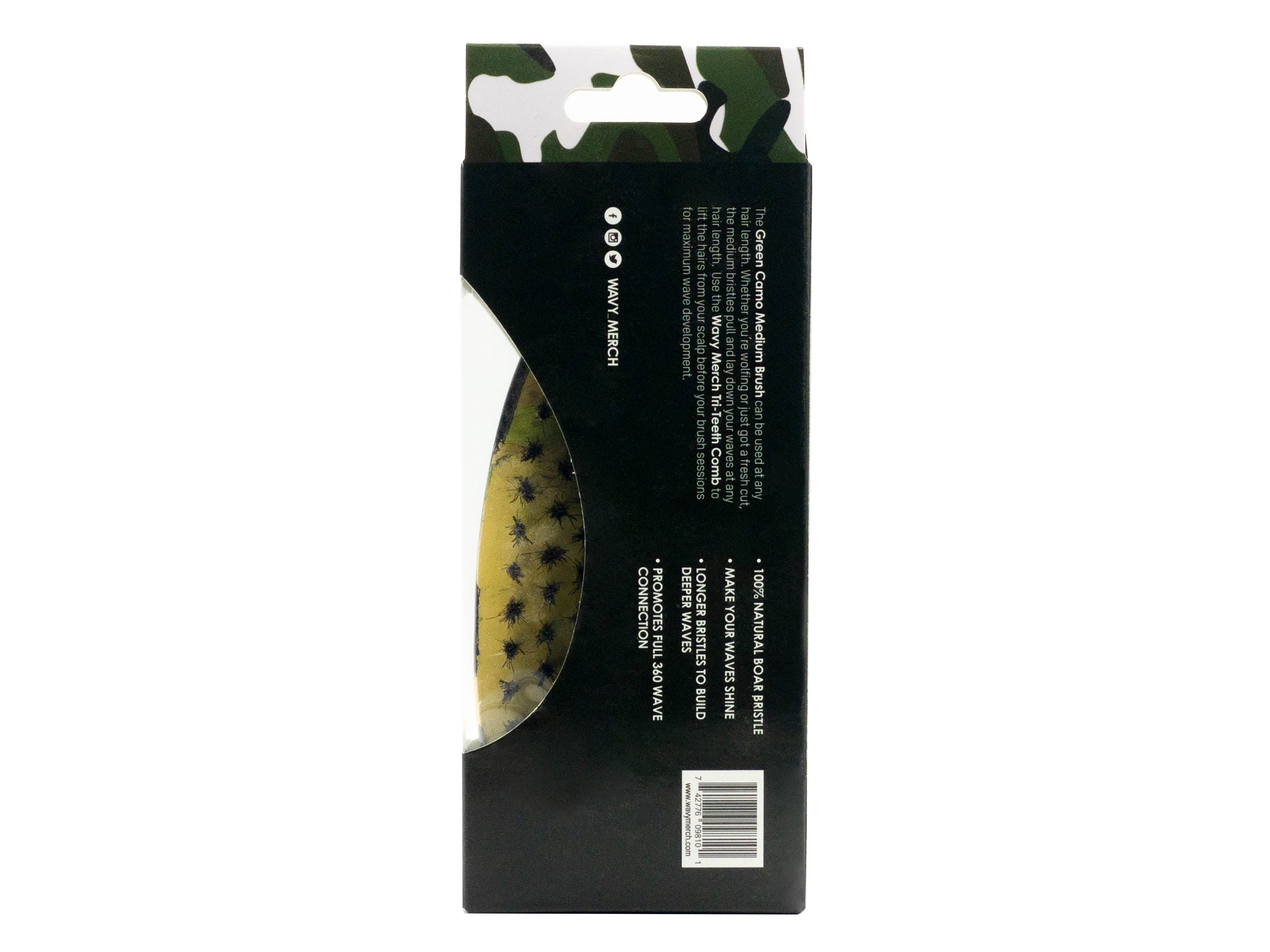 Green Camo Medium Brush