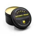 360 Wave Cream top view showing lid and label | Wavy Merch