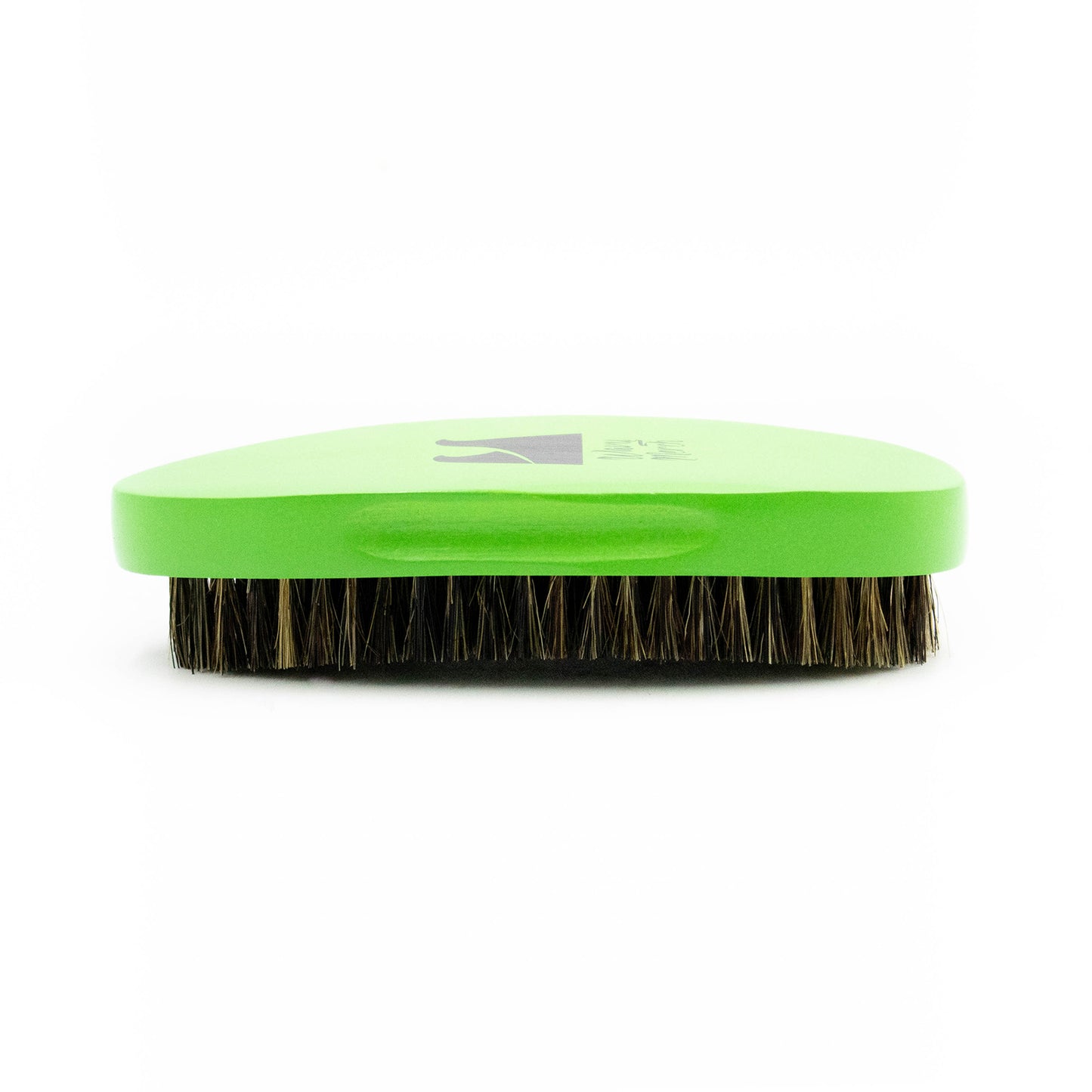 Slime Green Curved Medium Brush