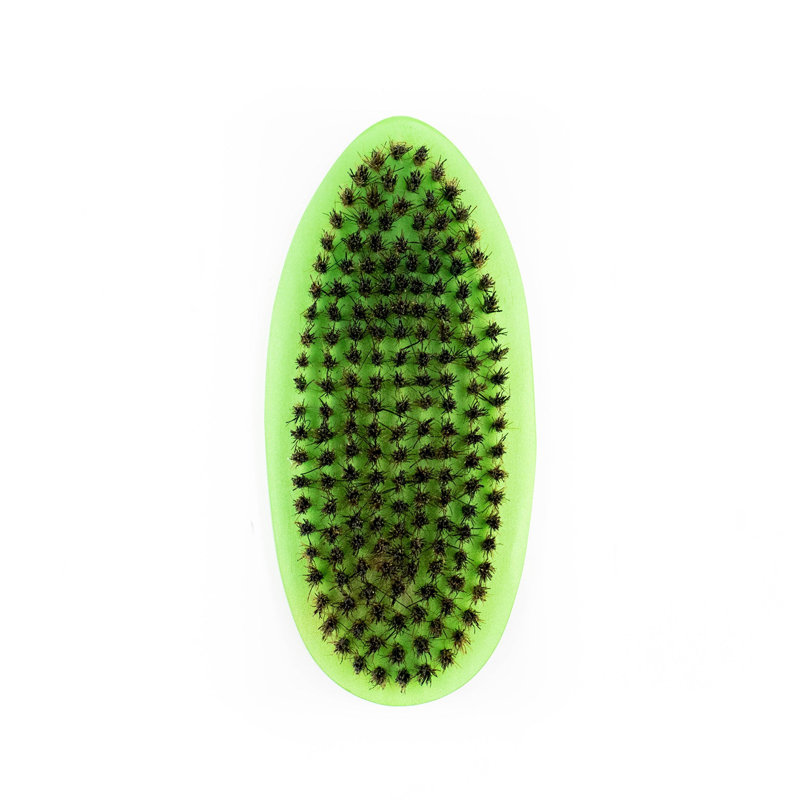Slime Green Curved Finisher Brush