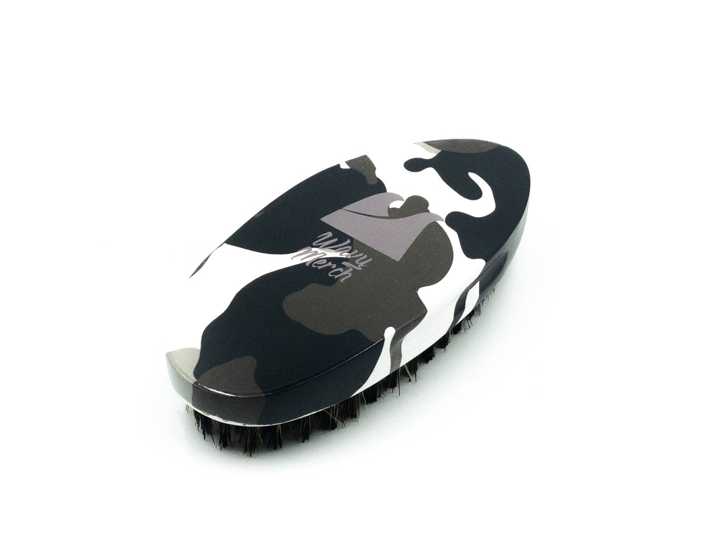 Black Camo Hard Brush