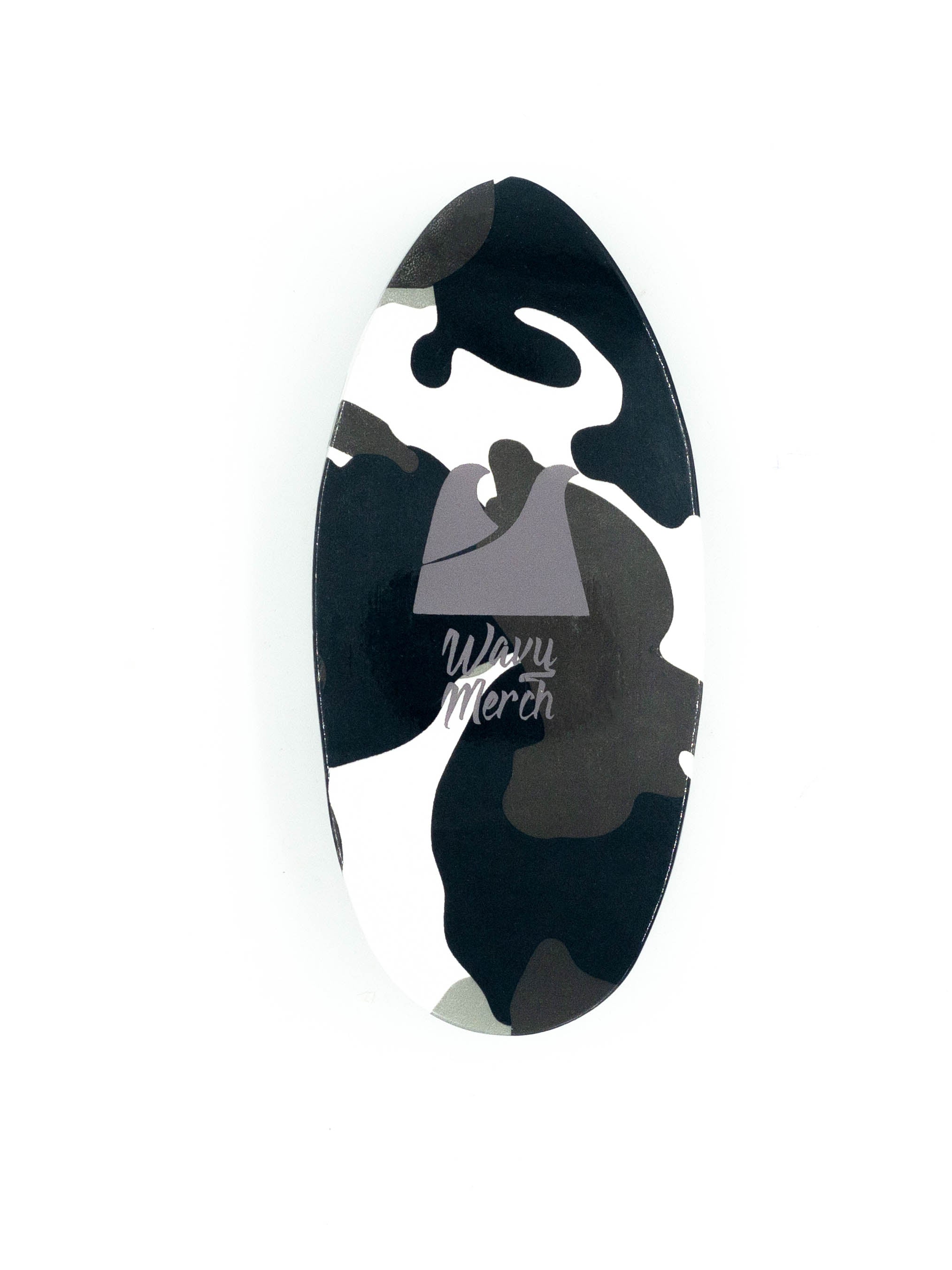 Black Camo Hard Brush